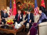 Tổng thống Mỹ Donald Trump lần đầu hội đàm cùng chủ tịch Trung Quốc Tập Cận Bình