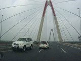 Xác minh 5 xe chạy ngược chiều trên cầu Nhật Tân