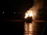 Tàu cá bất ngờ bốc cháy trên vùng biển Ngư Lộc, Thanh Hóa