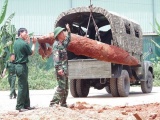 Di dời thành công quả bom gần 500kg ở Quảng Ninh