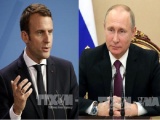 Tổng thống Nga Putin và tân Tổng thống Pháp Macron điện đàm nhằm thúc đẩy quan hệ song phương