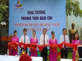 Khai trương Trung tâm báo chí phục vụ Festival Quảng Nam 2017
