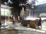 Bình Phước: Cháy tan hoang nhà máy chế biến mủ cao su chỉ vì hỏng 1 chiếc bu-lông