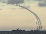 Tàu chiến Nga nã liên tiếp 6 tên lửa hành trình vào IS
