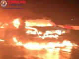 Hà Nội: Ô tô đột ngột bốc cháy dữ dội trên cao tốc Pháp Vân - Cầu Giẽ