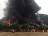 Lạng Sơn: Cháy lớn ở chợ cửa khẩu Tân Thanh