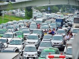 TPHCM: Kẹt xe kéo dài chưa từng có ở Tân Sơn Nhất