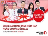 Maritime Bank: Chương trình khuyến mại đặc biệt với ngàn ưu đãi tặng ngay mỗi ngày