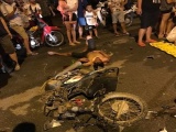Hà Nội: Bà bầu chấn thương nặng vì bị 2 thanh niên say xỉn tông xe