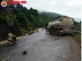 Sơn La: Xe tải va chạm xe bồn, 2 người bị thương