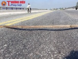 Nghệ An: Tuyến đường tránh TP. Vinh xuất hiện lún nứt nham nhở