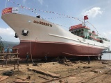 Đà Nẵng: Hạ thủy tàu vỏ thép hậu cần nghề cá lớn nhất miền Trung