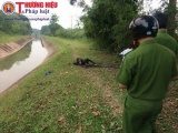 Thái Nguyên: Thi thể nam thanh niên cháy đen bên bờ kênh