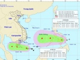 Biển Đông sẽ đón áp thấp nhiệt đới “kép”?