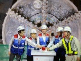 TP.HCM: Robot 300 tấn khoan xong đường hầm metro đầu tiên