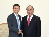 Thủ tướng Nguyễn Xuân Phúc tiếp tỷ phú Jack Ma