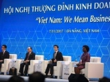 Thủ tướng Nguyễn Xuân Phúc phát biểu tại Hội nghị thượng đỉnh Kinh doanh Việt Nam