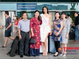 Á hậu Nguyễn Thị Loan lên đường tham gia Hoa hậu Hoàn vũ Thế giới 2017