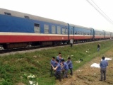Nam Định: Tàu hỏa đâm xe máy, 3 người tử vong