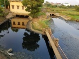 Hà Nội: Mương nước thải bốc mùi hôi thối ngay cạnh nhà máy nước sạch KĐT Tân Tây Đô