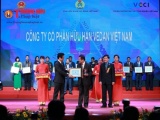 Vedan Việt Nam được vinh danh “Doanh nghiệp vì người lao động 2017”