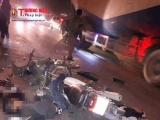Hà Nội: Tai nạn giao thông nghiêm trọng, 2 người tử vong tại chỗ