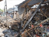 Cà Mau: Chập điện gây cháy chợ, thiệt hại gần 3 tỷ đồng