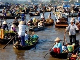 Việt Nam: Chợ nổi Cái Bè lọt top điểm nghỉ đông lý tưởng nhất thế giới
