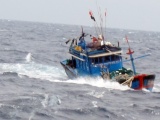 Cứu 7 ngư dân trên 2 tàu đánh cá gặp nạn ở vùng biển Trường Sa
