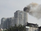 Cháy lớn tại chung cư hạng sang Golden Westlake ở Hà Nội