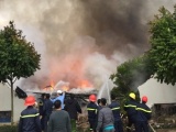 Thanh Hóa: Công ty bánh kẹo cháy lớn, 3 người thiệt mạng