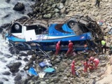 Peru: Xe buýt rơi xuống vực, 36 người thiệt mạng