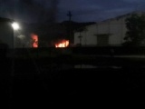 Quảng Nam: 2 xe bồn bốc cháy dữ dội bên trong nhà máy cồn Đại Tân