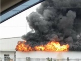 Hải Phòng: Cháy lớn tại khu công nghiệp Tân Liên