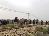 Nam Định: Tai nạn đường sắt khiến hai người tử vong