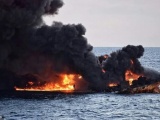 Tàu chở dầu Iran bị chìm trên vùng biển Trung Quốc