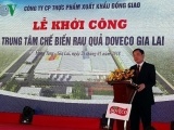 Gia Lai: Khởi công dự án chế biến rau quả có quy mô lớn nhất Việt Nam