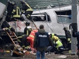 Ý: Tàu lửa trật đường ray, hơn 100 người thương vong