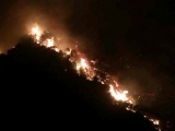Cháy rừng ở Hòa Bình: Hơn 300 người trắng đêm dập lửa