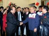 Thủ tướng Nguyễn Xuân Phúc trao Huân chương Lao động hạng Nhất cho đội U23 Việt Nam