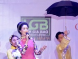 Trịnh Kim Chi duyên dáng áo dài tại chương trình Mùa Thu Yêu Thương 2