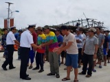 Cứu 43 ngư dân Quảng Nam gặp nạn trên biển