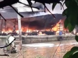 Bến Tre: Cháy tàu chở dầu trên sông Tiền, một người tử vong