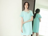 Hoa hậu Thu Thủy đẹp mong manh trong thiết kế của Xuân Lê