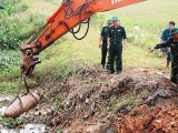 Nghệ An: Quả bom 'khủng' nặng 300kg dưới kênh tiêu nước