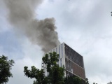 Hà Nội: Cháy lớn tại tòa nhà số 118 đường Hoàng Quốc Việt