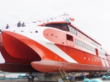 Hải Phòng: Hạ thủy tàu cao tốc hai thân lớn nhất đóng tại Việt Nam
