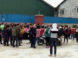 Hàng trăm công nhân ở Hà Tĩnh đồng loạt nghỉ việc đòi lương