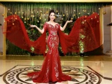 Á hậu Trịnh Kim Chi vắt kiệt sức cho nghệ thuật mùa Tết