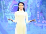 'Bạn gái tin đồn' của Phan Văn Đức diễn áo dài cho HH Ngọc Hân